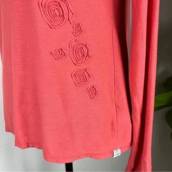 Horney Toad Women’s Burnt Orange Rose Long Sleeve T-shirt Long Sleeve Size Small - Picture 10 of 10